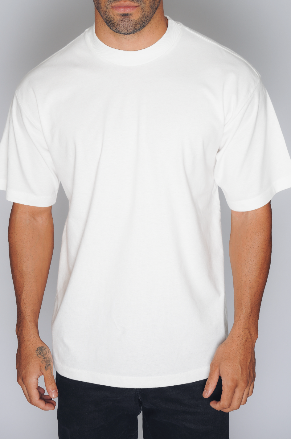 Camiseta masc OVERSIZED ALGODÃO CERAMIC Branca