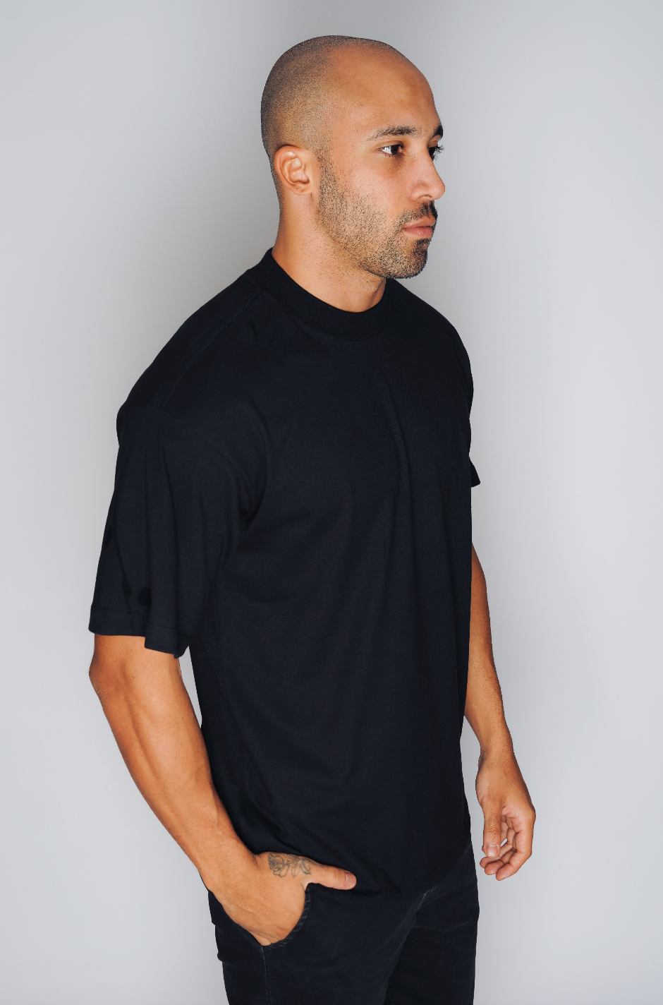 OVERSIZED ALGODÃO CERAMIC MASCULINO PRETA