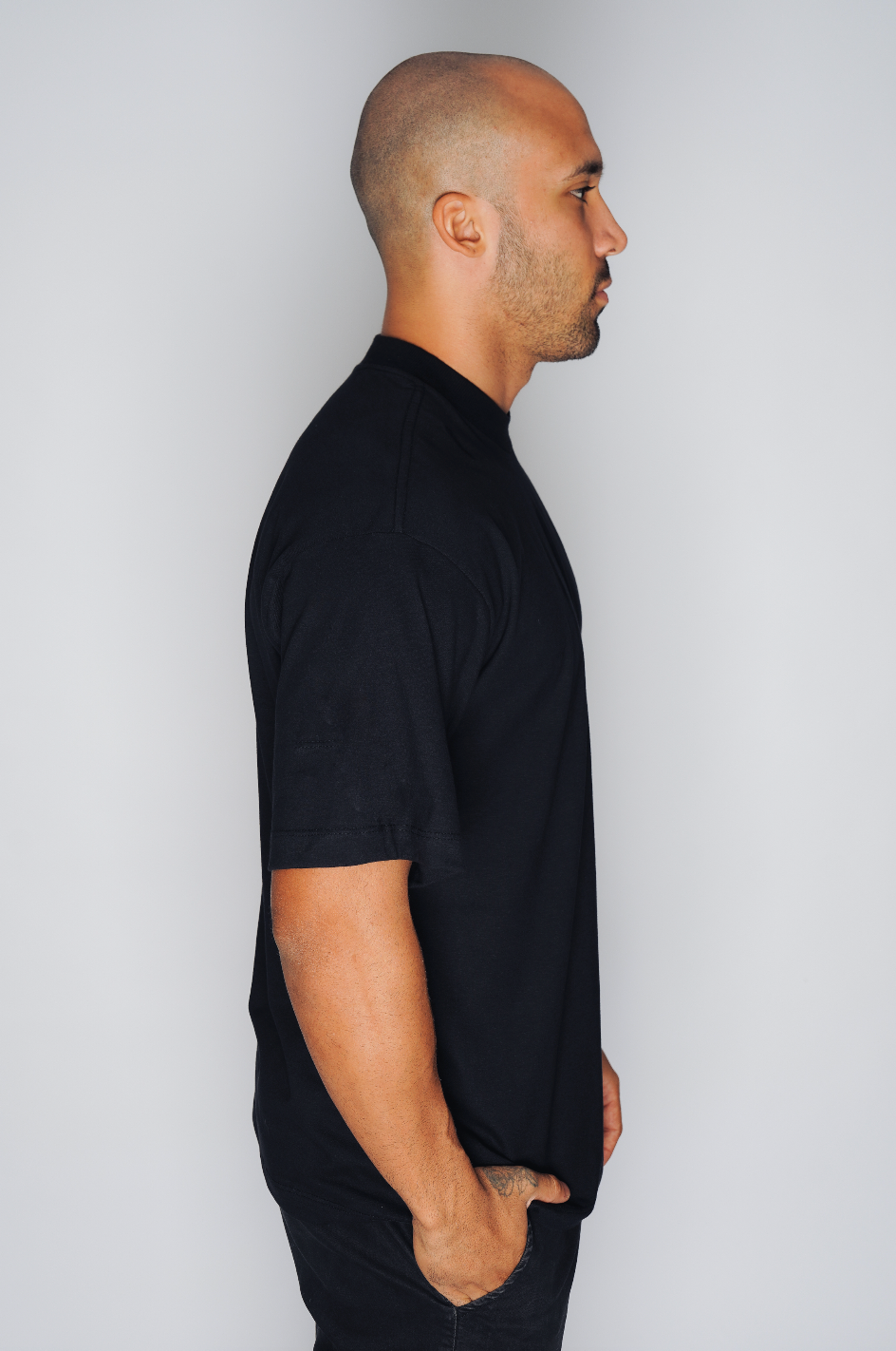 OVERSIZED ALGODÃO CERAMIC MASCULINO PRETA