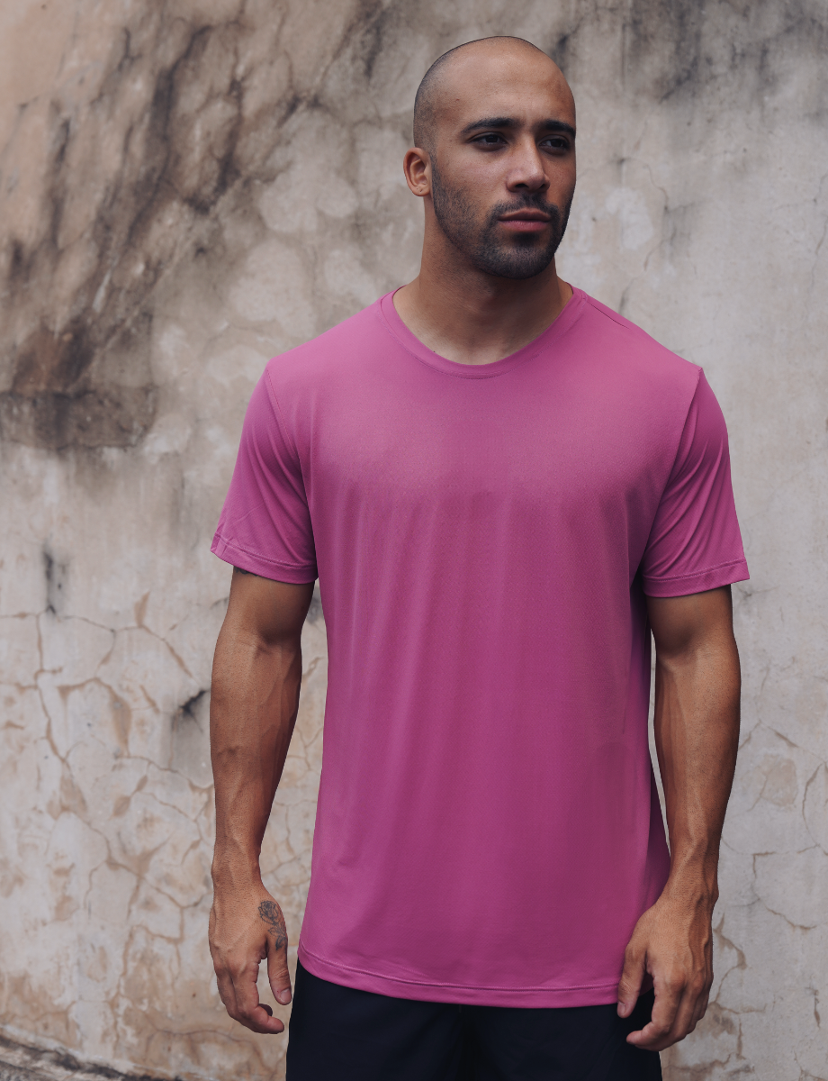 Camiseta masc DRY POLIAMIDA PINK