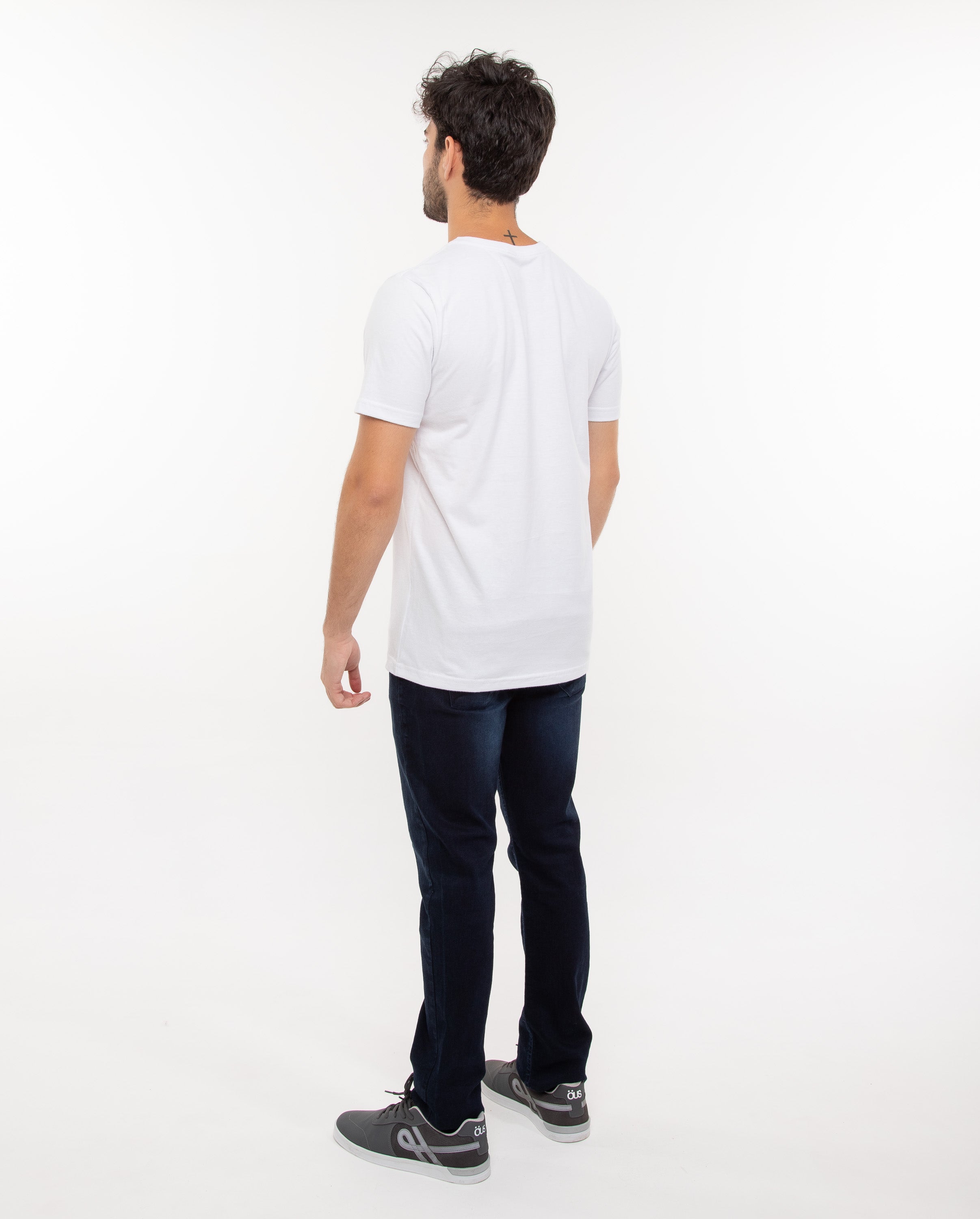 Camiseta Masculina Algodão EGÍPCIO Branca