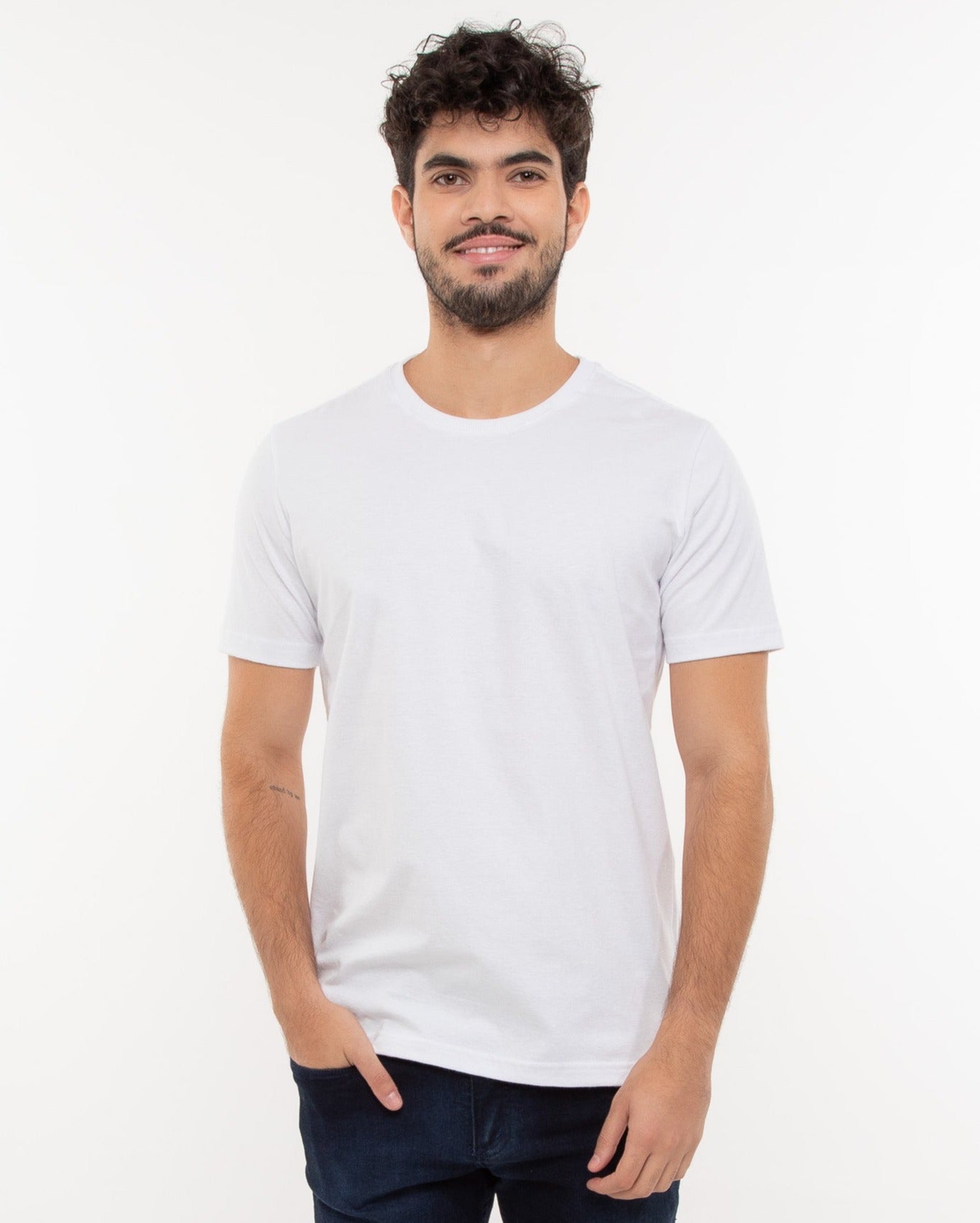 Camiseta Masculina Algodão EGÍPCIO Branca