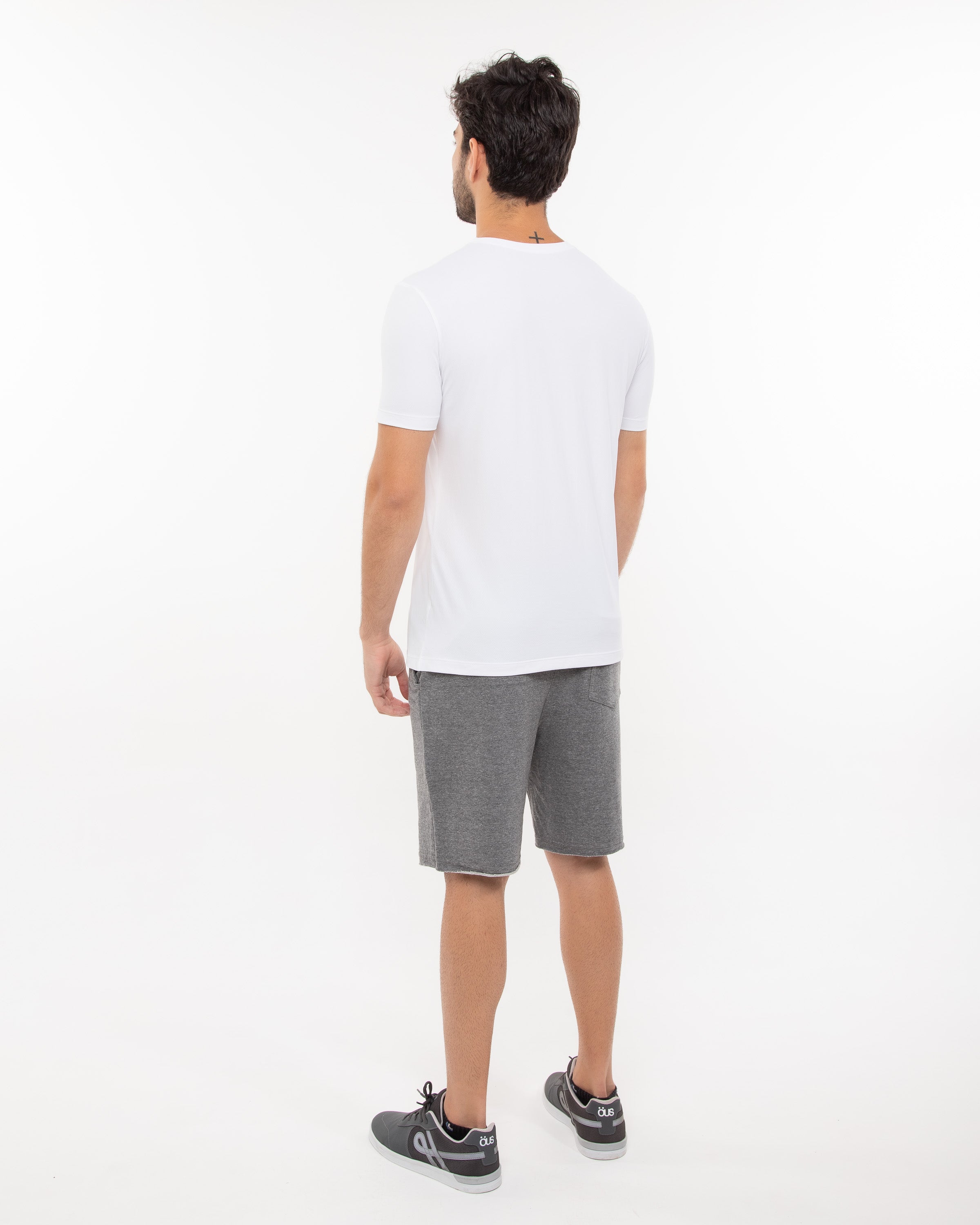 Camiseta masc DRY POLIAMIDA Branca