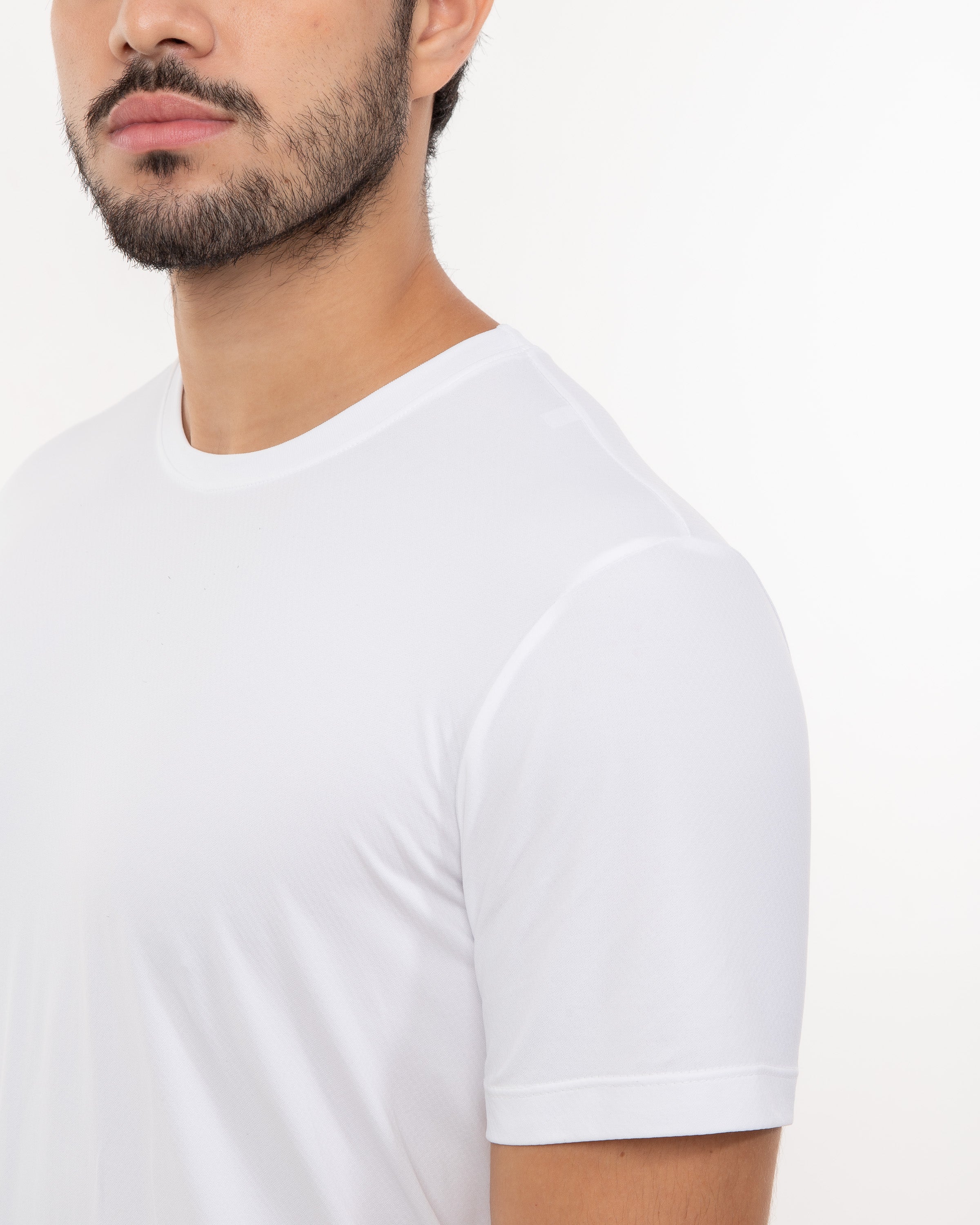 Camiseta masc DRY POLIAMIDA Branca