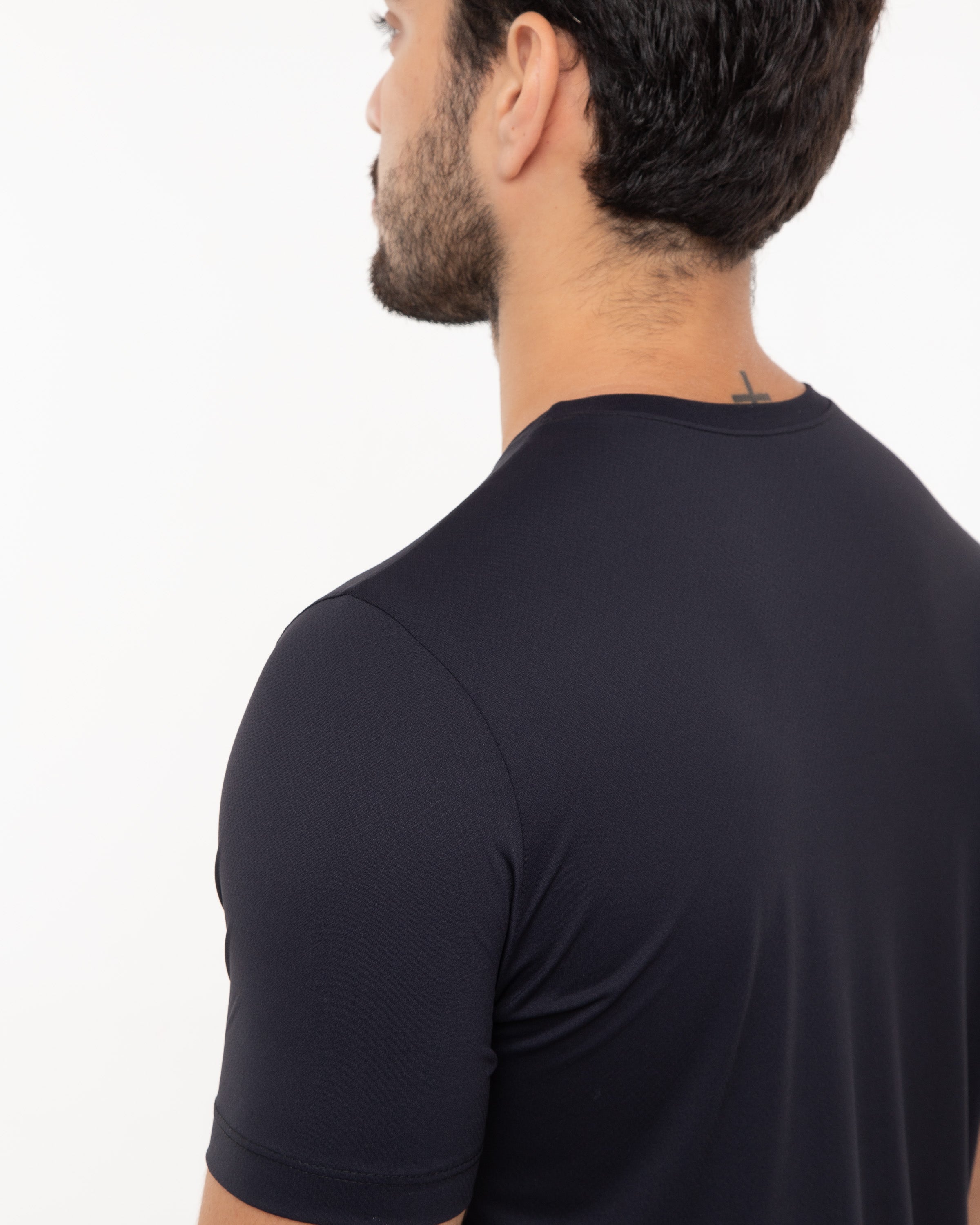 Camiseta masc DRY POLIAMIDA preta