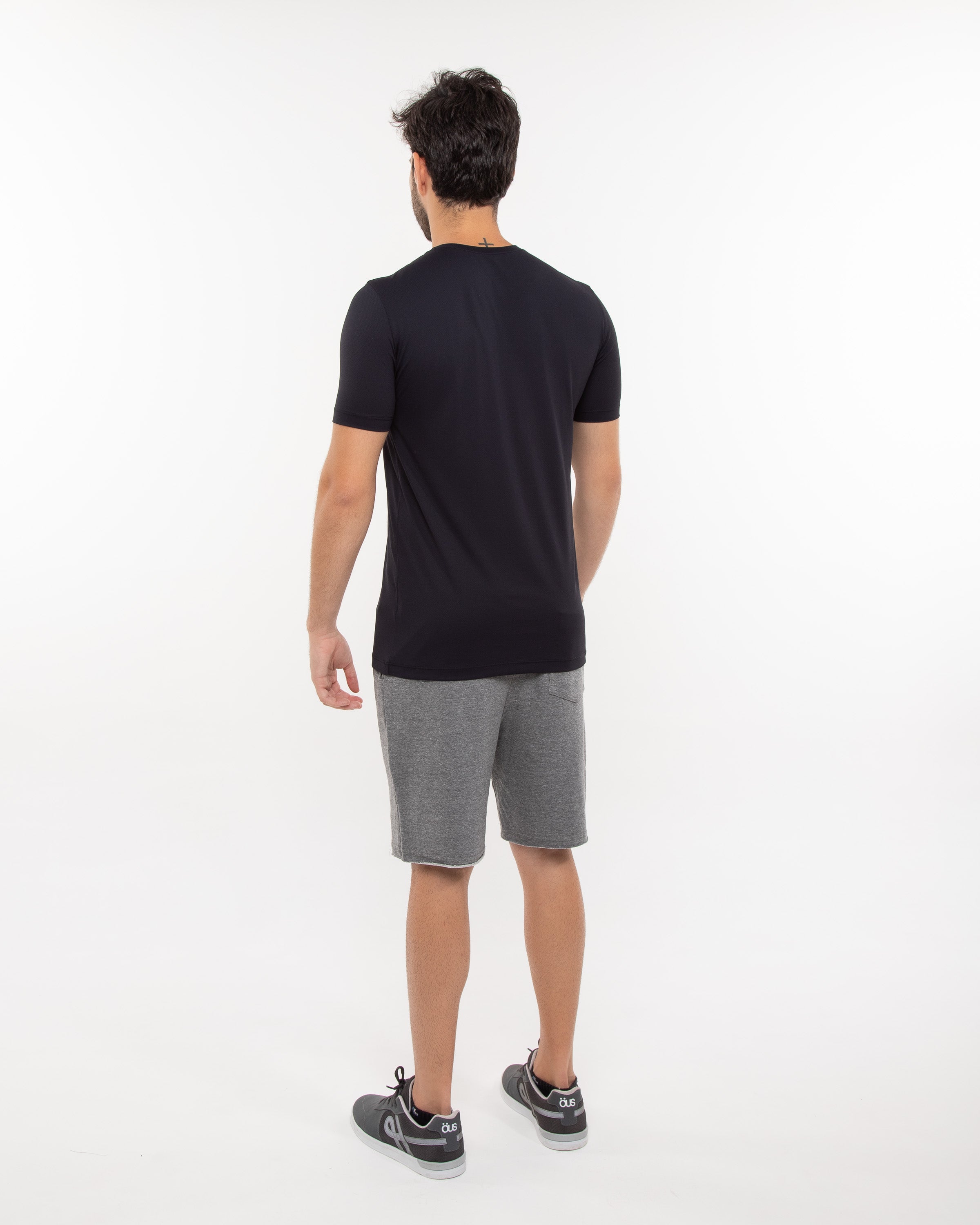 Camiseta masc DRY POLIAMIDA preta