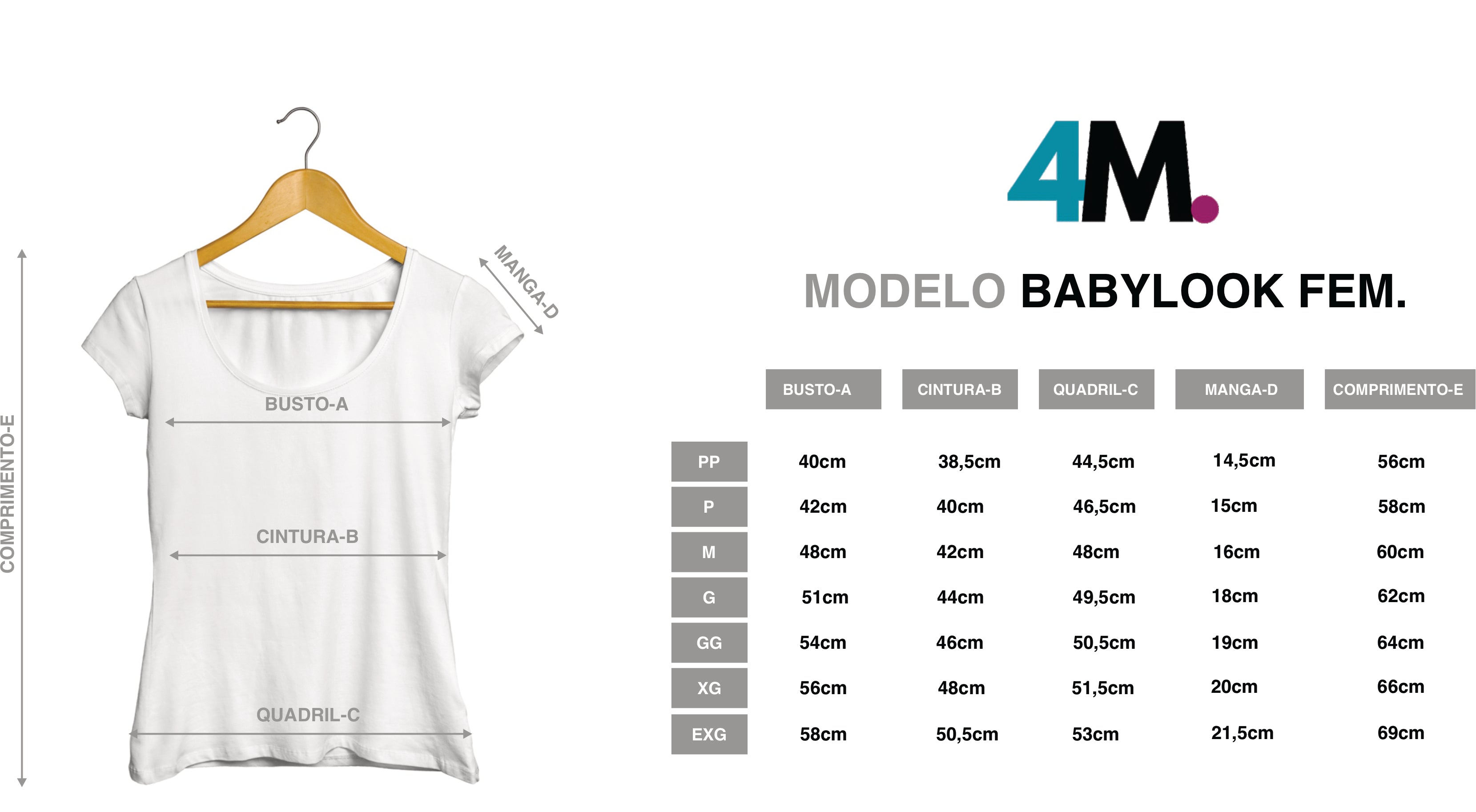 Camiseta Feminina Algodão EGÍPCIO Cinza Chumbo