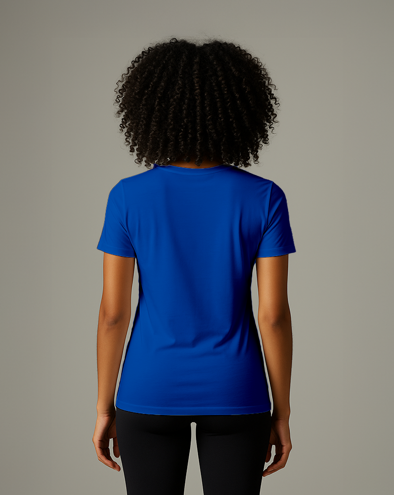 Camiseta fem DRY POLIAMIDA Azul Royal