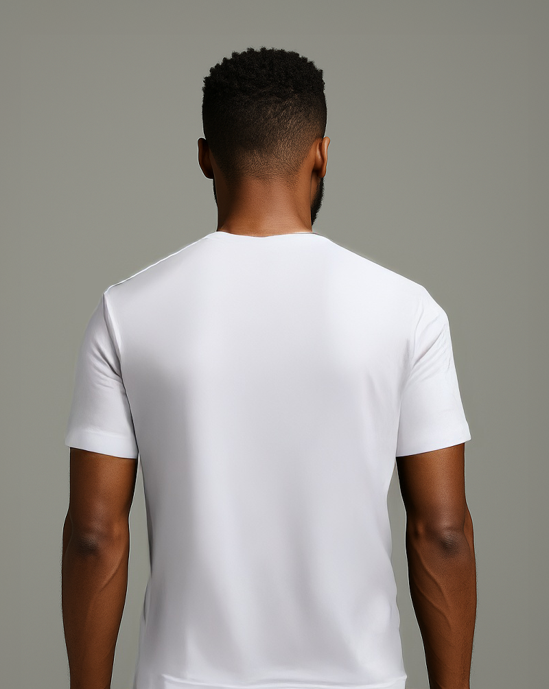 Camiseta masc DRY POLIAMIDA Branca