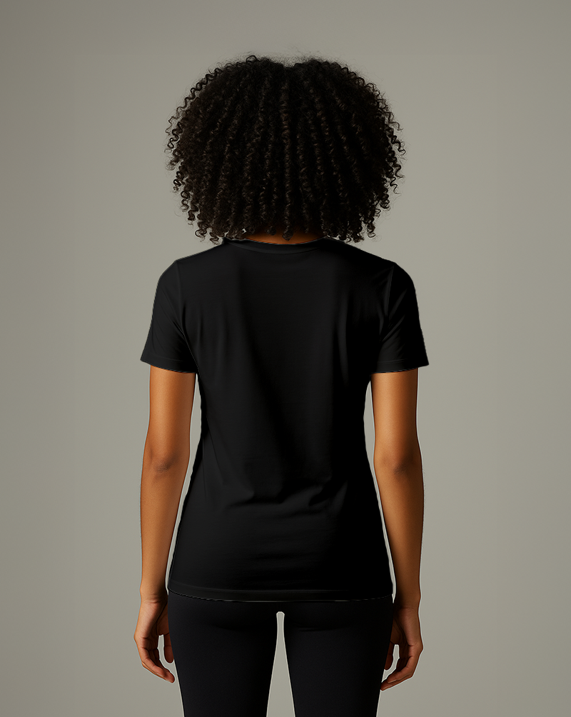Camiseta fem DRY POLIAMIDA preta