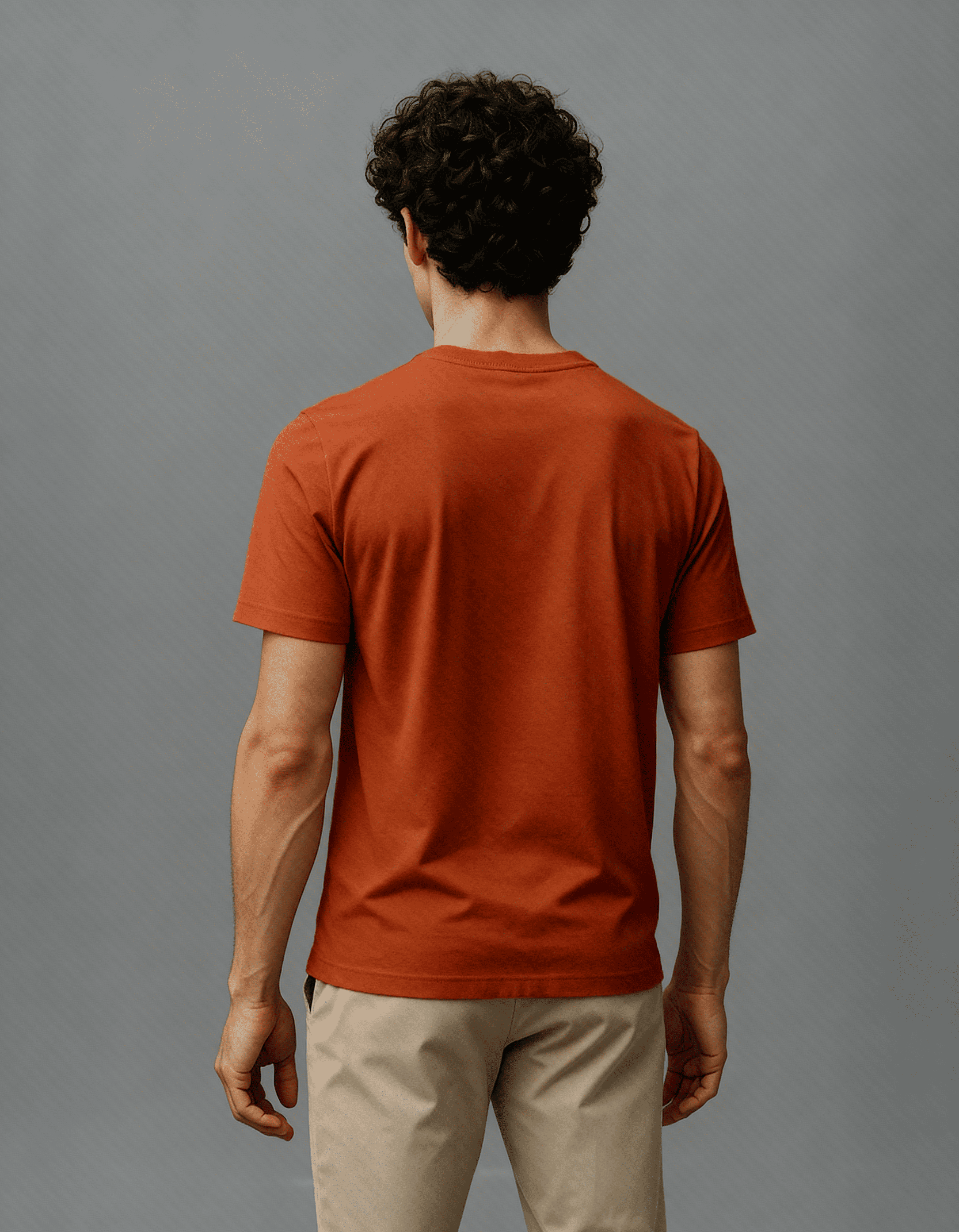 Camiseta Masculina Algodão EGÍPCIO Terracota