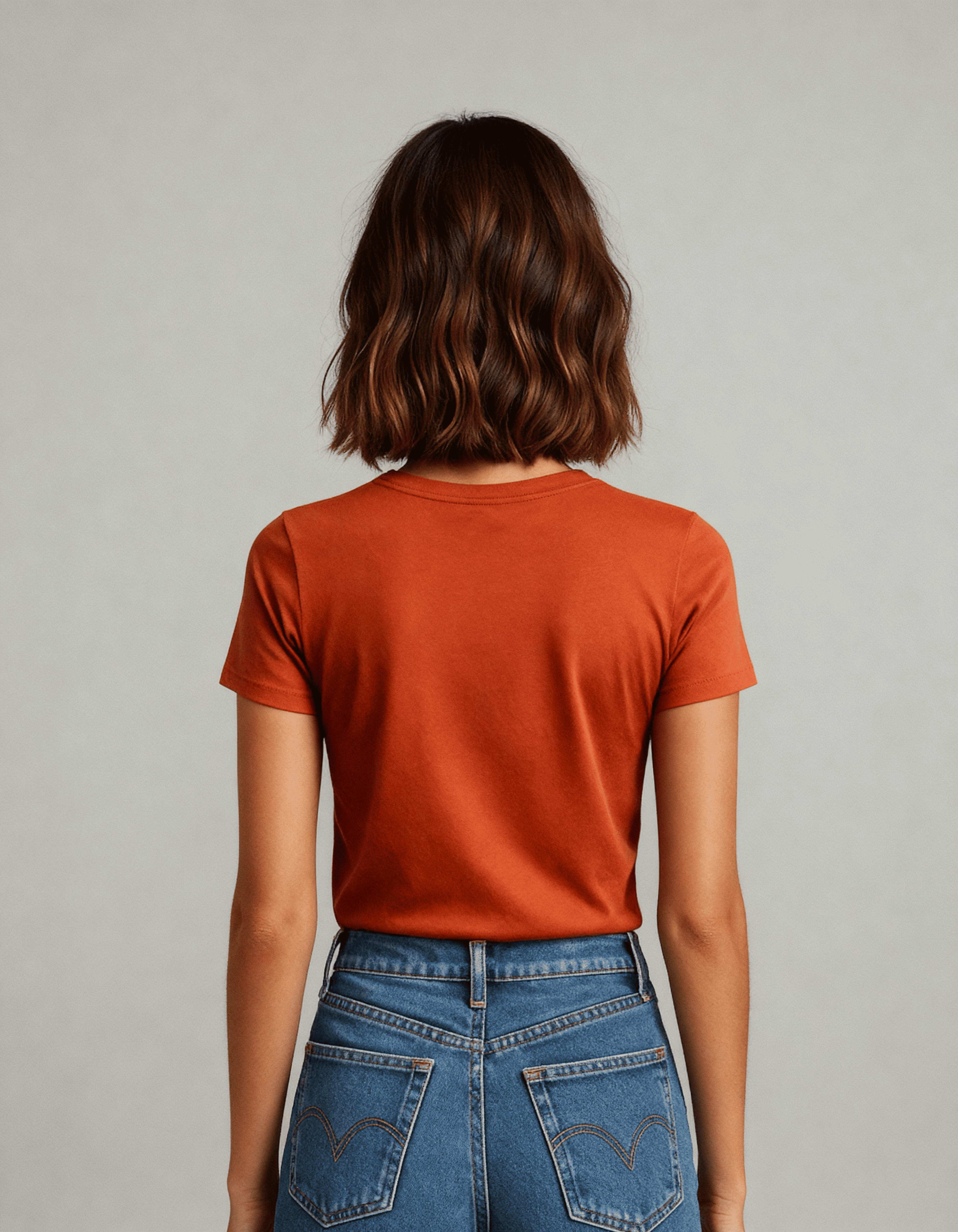 Camiseta Feminina Algodão EGÍPCIO Terra Cota