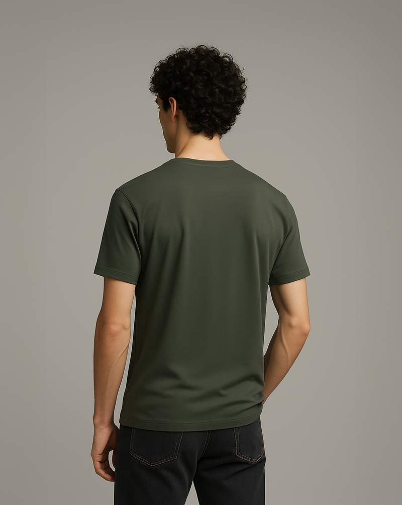 Camiseta Masculina Algodão EGÍPCIO Verde Escuro