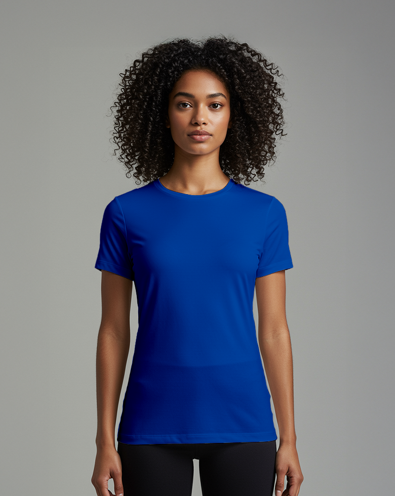 Camiseta fem DRY POLIAMIDA Azul Royal