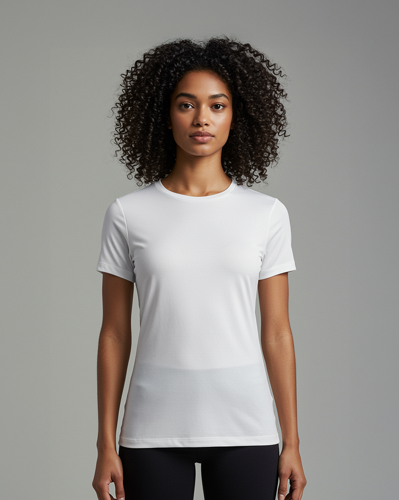 Camiseta fem DRY POLIAMIDA branca