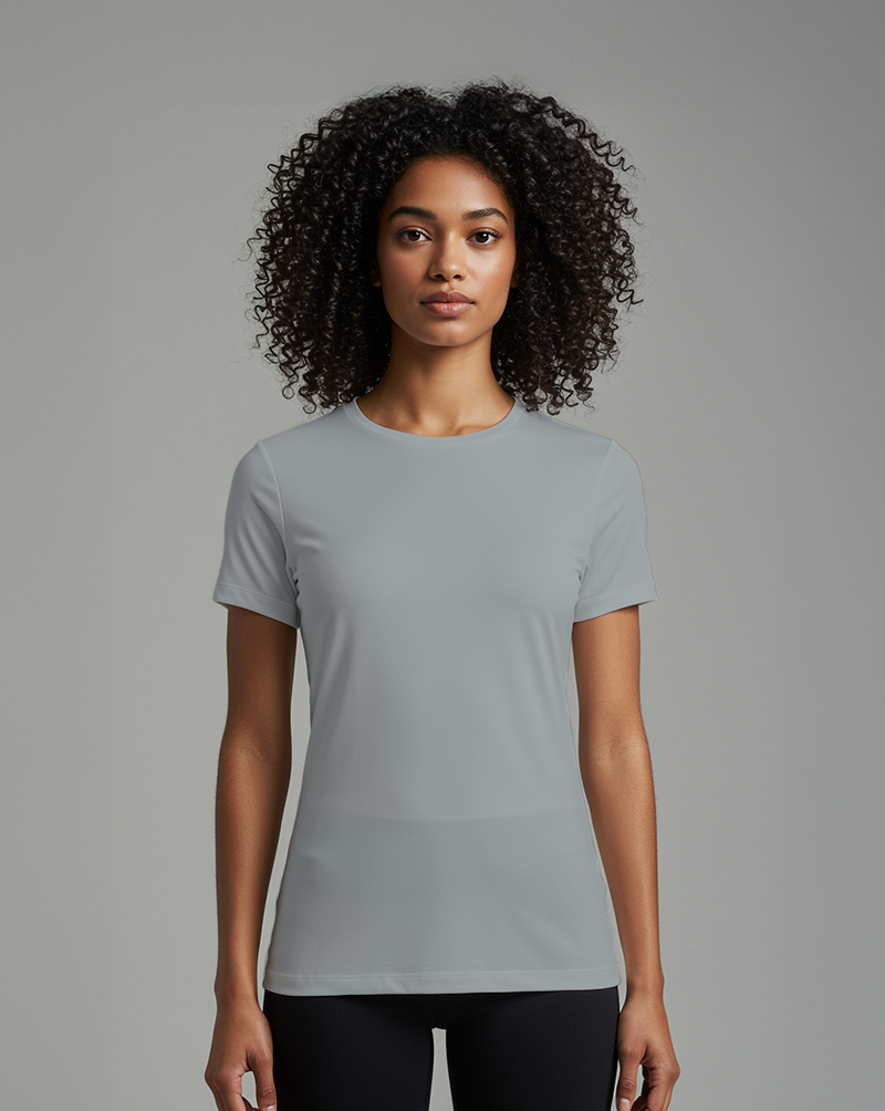 Camiseta fem DRY POLIAMIDA Cinza