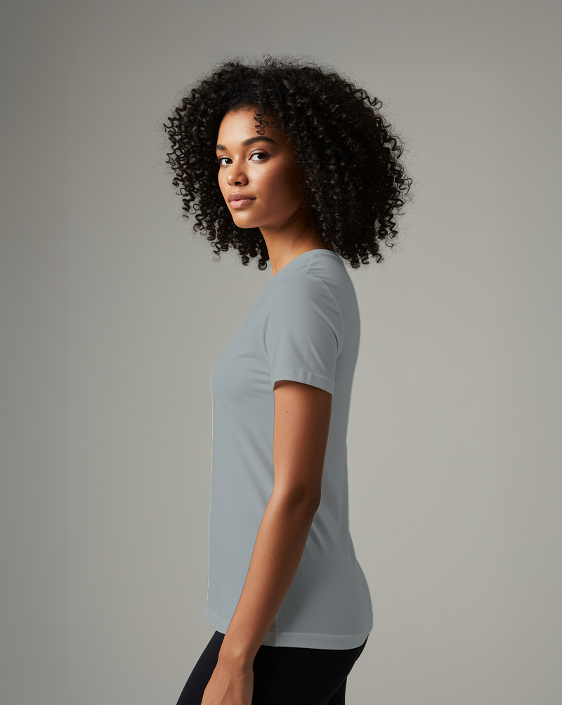 Camiseta fem DRY POLIAMIDA Cinza