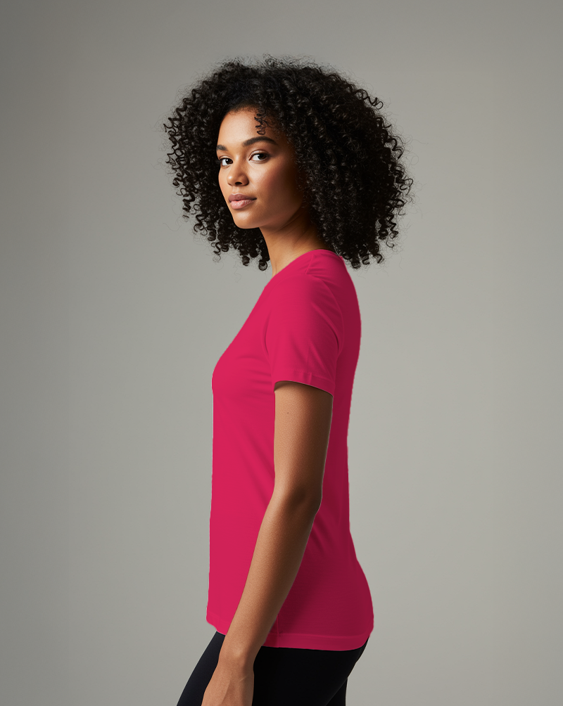 Camiseta fem DRY POLIAMIDA Rosa