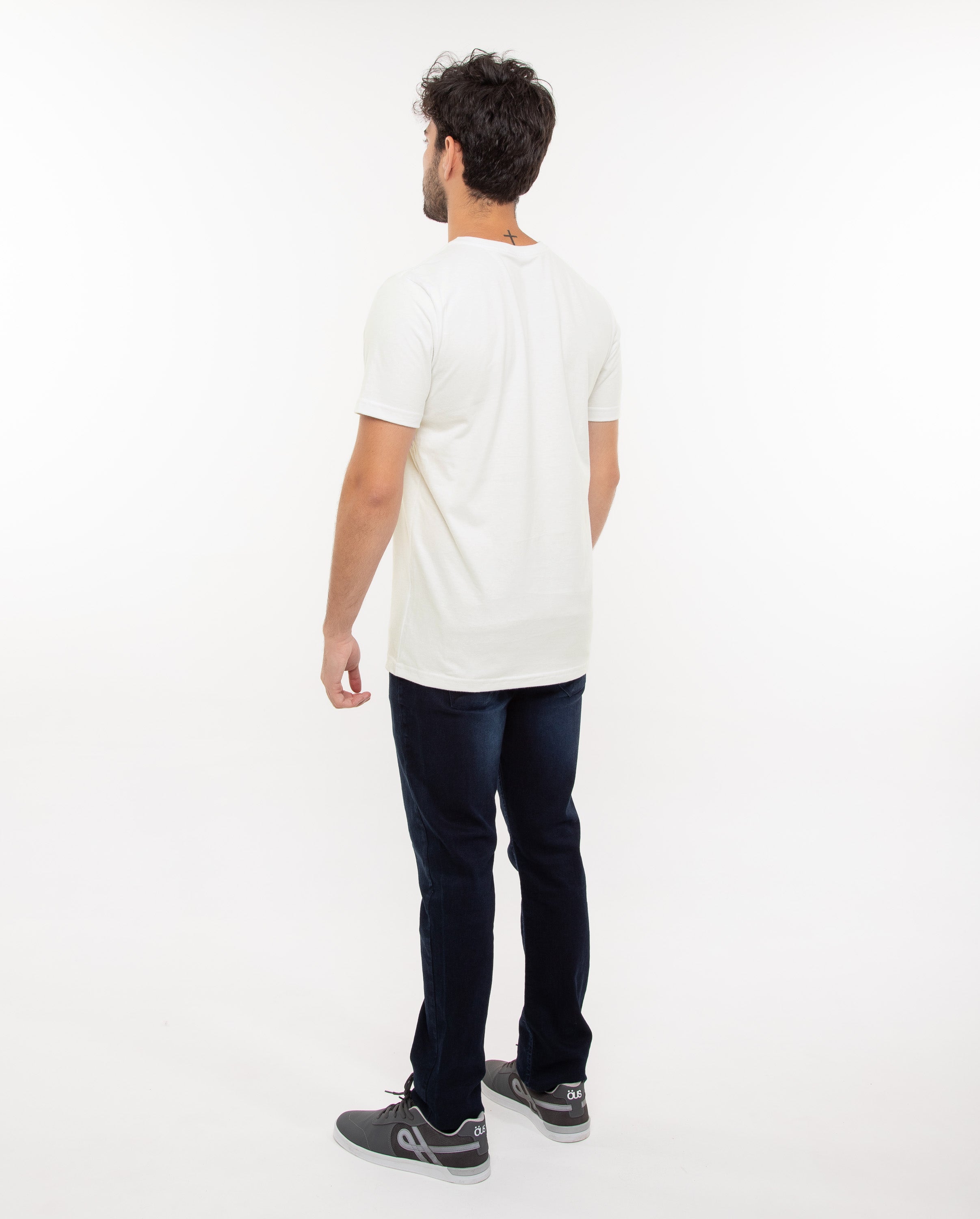 Camiseta Masculina Algodão EGÍPCIO Off White