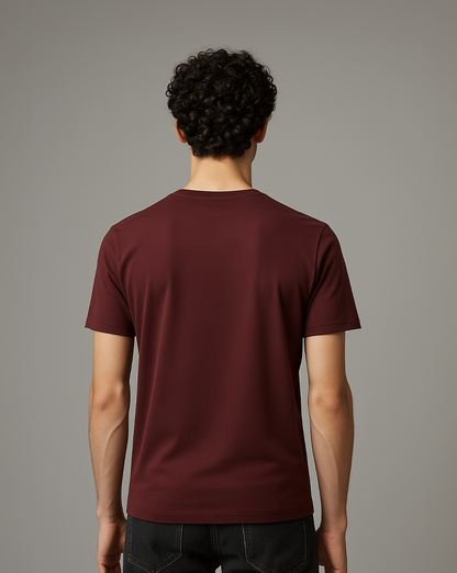 Camiseta Masculina Algodão EGÍPCIO Bordô