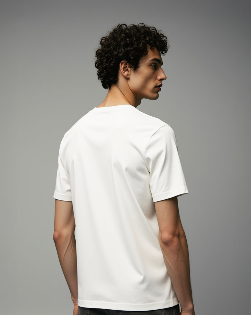 Camiseta Masculina Algodão EGÍPCIO Branca