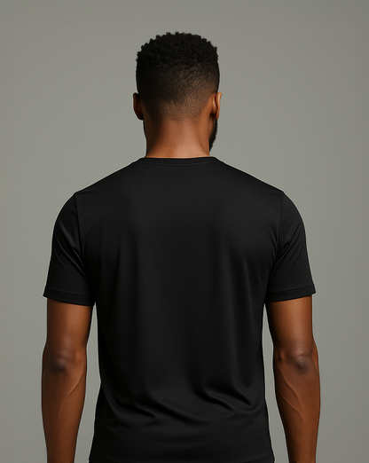 Camiseta masc DRY POLIAMIDA preta