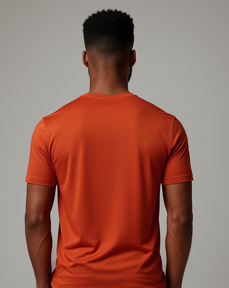 Camiseta masc DRY POLIAMIDA Terracota