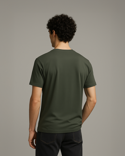 Camiseta Masculina Algodão EGÍPCIO Verde Escuro