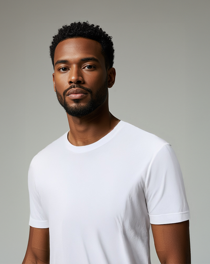 Camiseta masc DRY POLIAMIDA Branca